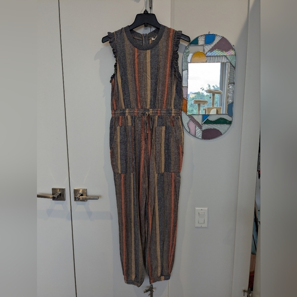 Striped Romper Jumpsuit, Current Air Size M - Picture 1 of 4